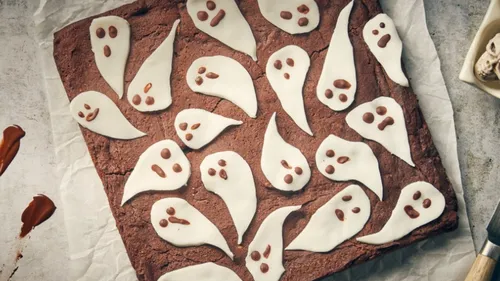 Gâteau au chocolat fantôme