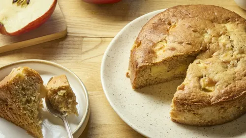 Gâteau moelleux aux pommes sans gluten