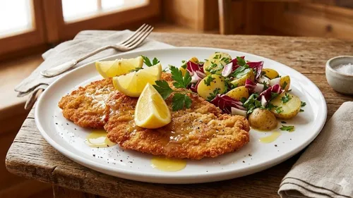 RECETTE SCHNITZEL (ESCALOPE À LA VIENNOISE)