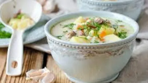 Bouillon de petits légumes et dinde