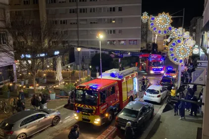 Un feu détruit une partie d'un appartement en plein centre-ville de...