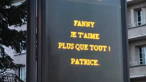 Saint-Valentin : vos messages d’amour sur des panneaux à Dijon