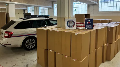 1,15 tonne de tabac saisie par les douaniers dijonnais 