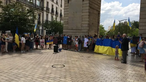 Un nouveau rassemblement à Dijon en soutien à l’Ukraine 