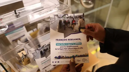 Retour de la ligne TGV Dijon-Lille : déjà 15 000 signatures sur la...