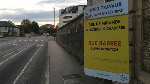 La rue de Mirande fermée pendant trois jours 
