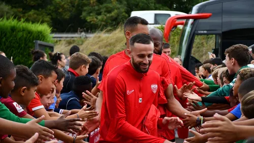Les joueurs du DFCO à la rencontre de leurs fans 
