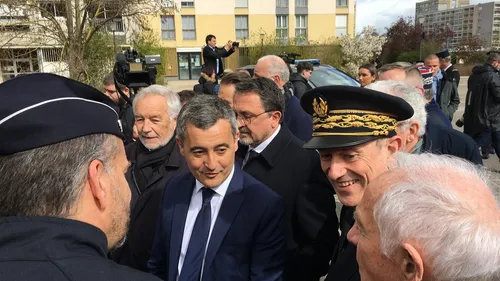 Gérald Darmanin au soutien des élus et des habitants de Dijon 