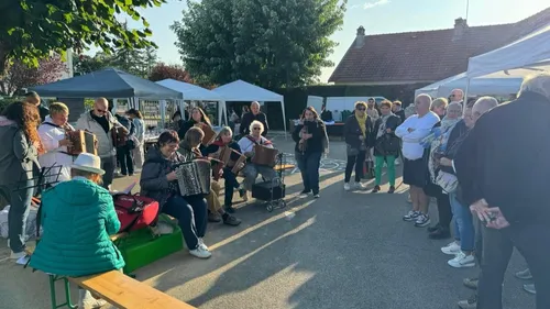 Retour du marché printanier de Bretenière 