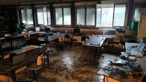Incendie du collège Champollion à Dijon : les élèves vont reprendre...