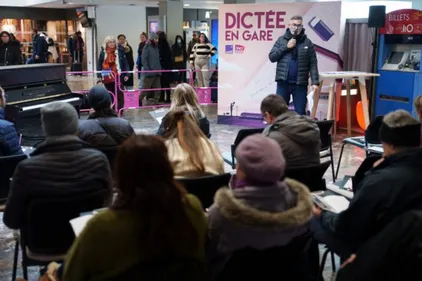 Insolite : une dictée organisée dans la gare de Djon le 29 avril 26