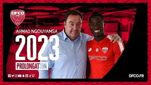 Football : Ahmad Ngouyamsa prolonge au DFCO 