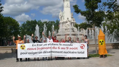 Dijon : ils jeûnent pour demander l’abolition des armes nucléaires