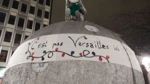 Une nouvelle action du groupe "extinction rébellion" à Dijon 