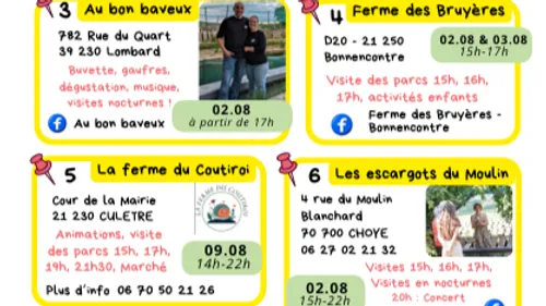 “L’escargot sort de sa coquille” en Bourgogne-Franche-Comté