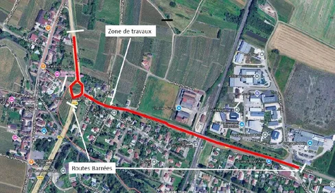 Travaux de nuit entre Vougeot et Gilly-lès-Cîteaux : circulation...