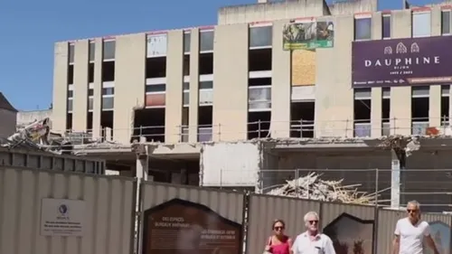 Les travaux prennent forme au centre Dauphine 