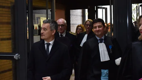 Gerald Darmanin était en visite à Dijon ce jeudi