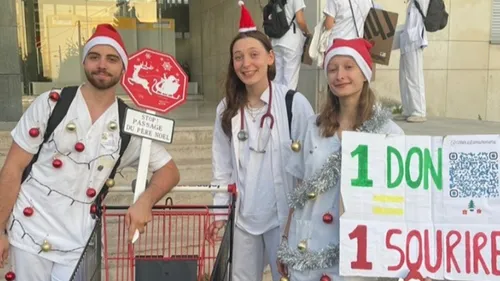 Les étudiants en médecine font leur cagnotte pour les enfants malades 