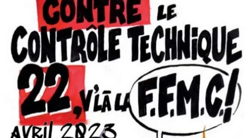 Les motards (en colère) dans la rue le 22 avril