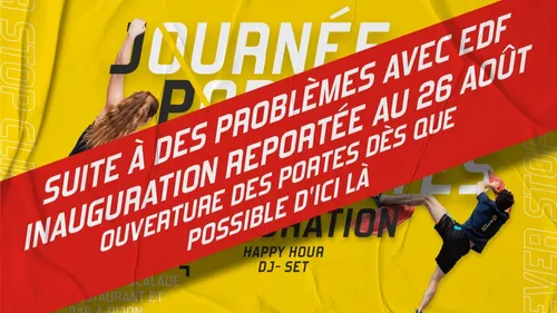 L'inauguration de la salle d'escalade Vertical'Art Dijon reportée...