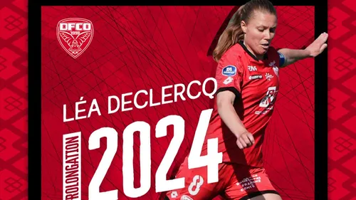 Football féminin : Léa Declercq reste au DFCO 