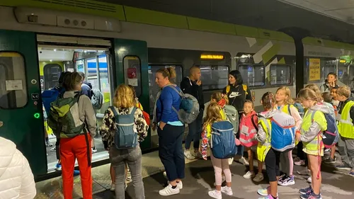 102 élèves ont pris le train de Dijon pour aller voir les Jeux...