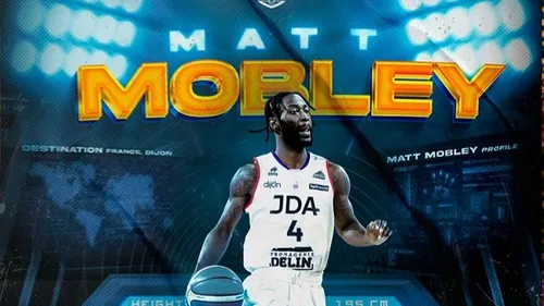 L’arrière américain Matt Mobley en renfort à la JDA 