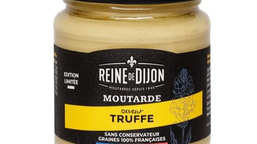 Reine de Dijon lance une moutarde à la truffe 