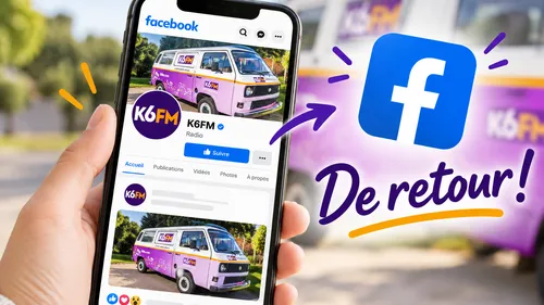 Après un piratage, le compte Facebook K6FM est de retour