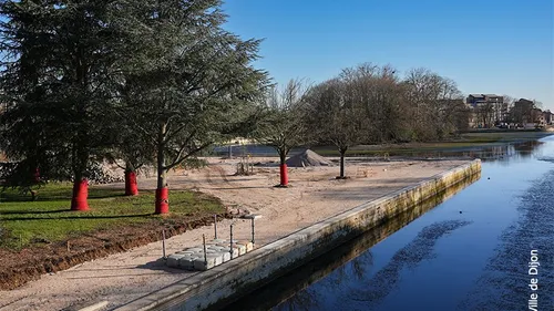 Travaux du Port du Canal à Dijon, on fait le point
