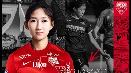 La Chinoise Yanwen Wang signe au DFCO 