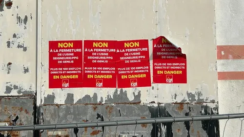 Les salariés de la Seigneurie PPG de Genlis sont toujours en grève