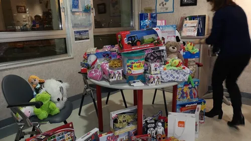 Une collecte de cadeaux de Noël pour des enfants malade 