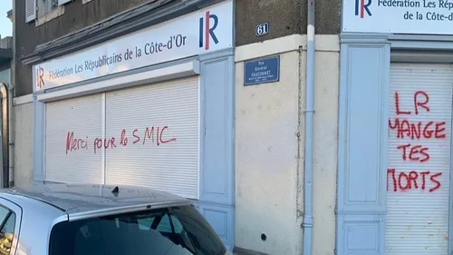 La permanence des Républicains dégradée à Dijon 