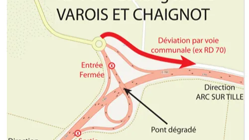 La date de fin des travaux du pont de l’échangeur à...