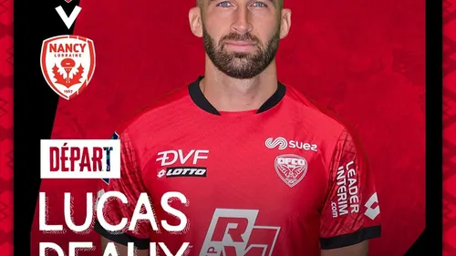 Lucas Deaux quitte le DFCO pour Nancy