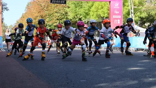Des courses de rollers pour les enfants et des animations pour les...