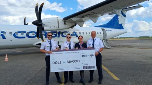 Une nouvelle ligne aérienne a ouvert entre Dole et Ajaccio pour...