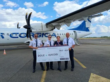 Une nouvelle ligne aérienne a ouvert entre Dole et Ajaccio pour...