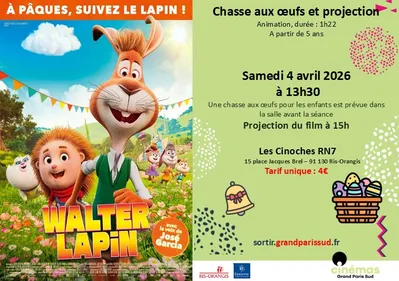 CHASSE AUX OEUFS DE PAQUES AU CINEMA