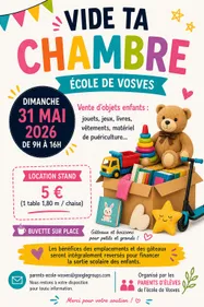 Vide ta chambre de l'école de Vosves