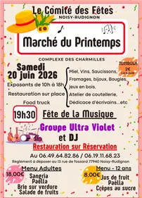 marché du printemps et fetes de la musique