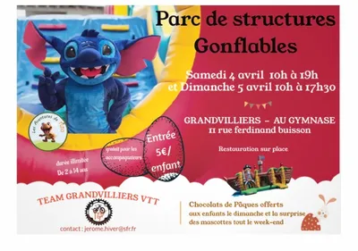 PARC DE STRUCTURES GONFLABLES en intérieur