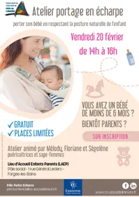 Atelier portage en écharpe