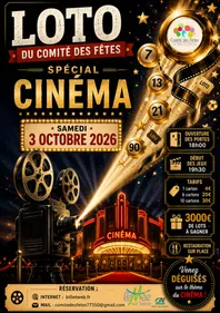 Le Comité des Fêtes vous donne rendez-vous pour son grand loto sur...