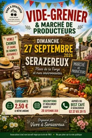 VIDE GRENIERS ANNUEL VIVRE A SERAZEREUX