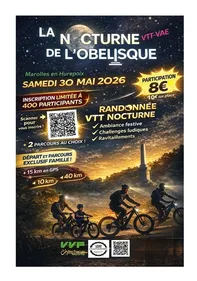 Randonnée VTT "La nocturne de l'obélisque"
