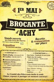1 er mai brocante d'Achy