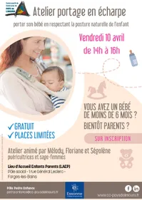 Atelier portage en écharpe